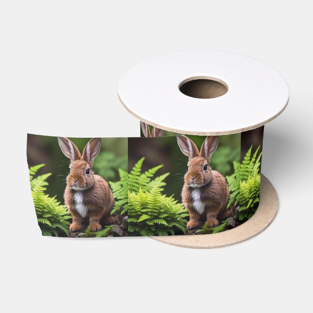 "Scooby the Dwarf Bunny: A Little Ball of Joy" Satin Ribbon (Spool)