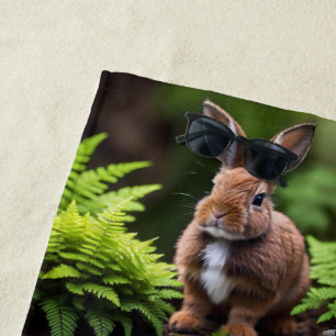 Scooby The Dwarf Bunny Rabbit, Beach Towel