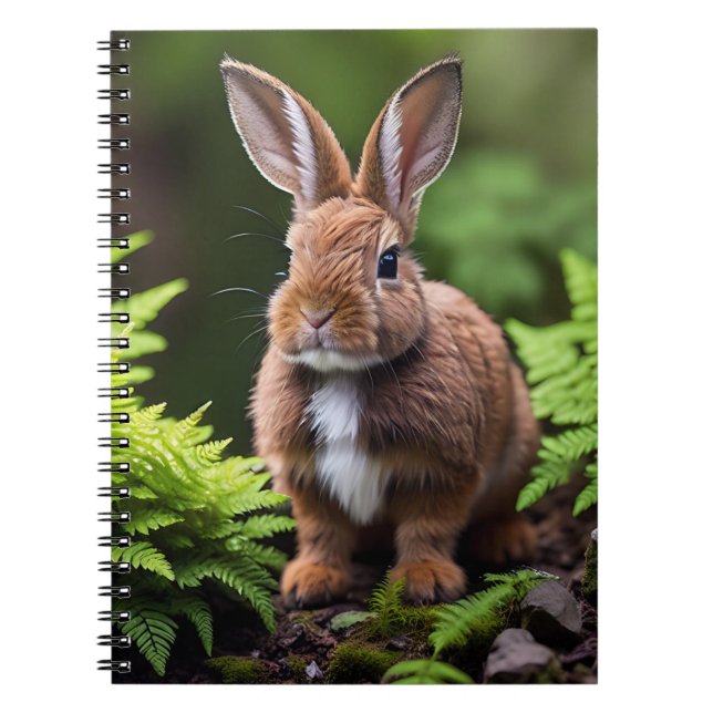 Scooby The Dwarf Bunny Rabbit, Notebook (Front)