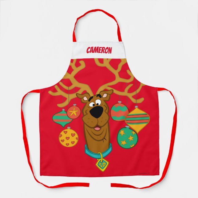 Scooby the Reindeer Apron (Front)