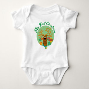 Scooby the Reindeer Baby Bodysuit