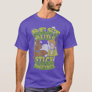 ScoobyDoo Shaggy Best Buds Stickogether Vintage Po T-Shirt