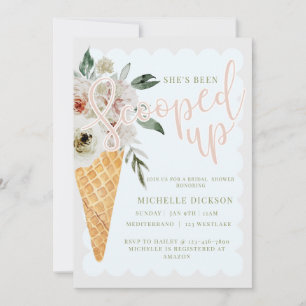 Scooped up, Bridal Shower, Bride, Invitation