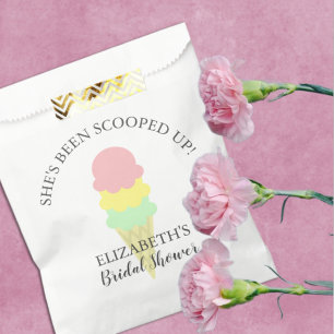 Scooped Up Ice Cream Bridal Shower Favour Bag