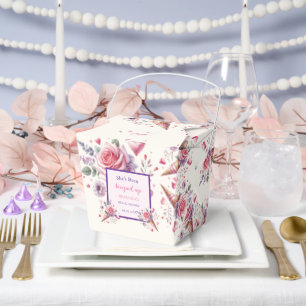 Scooped Up Watercolor Ice Cream Bridal Shower Favor Box