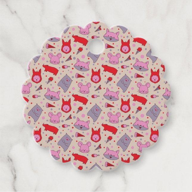 Scoops & Snoots party favourite tags (Front)