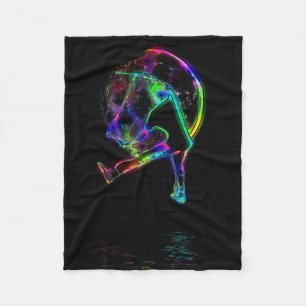 Scoot the Moon - Scooter Champ Fleece Blanket