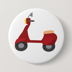 Scooter 3 Inch Round Button
