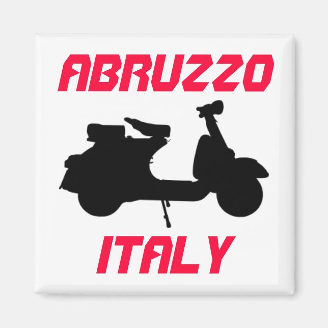 Scooter, Abruzzo, Italy Magnet (Front)