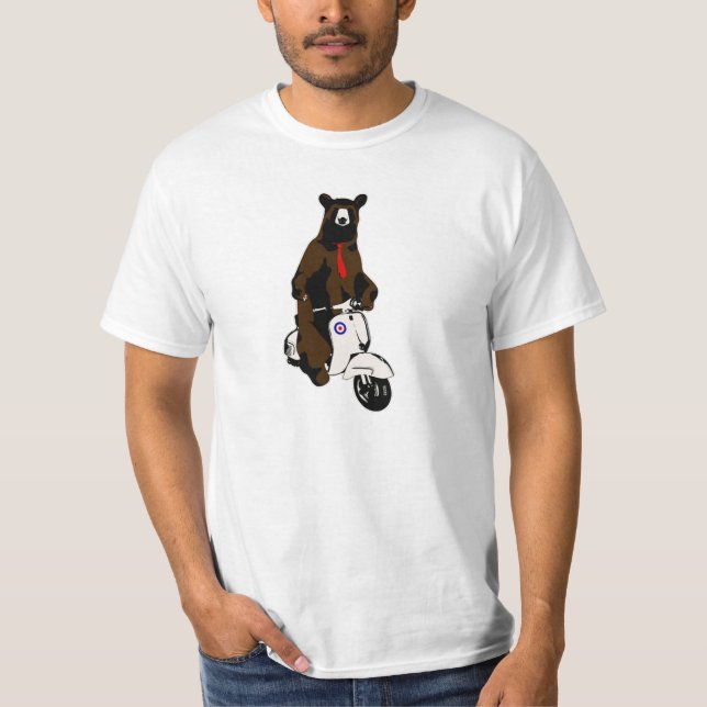 Scooter Bear T-Shirt (Front)
