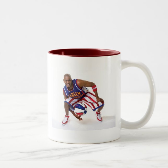 Scooter between the legs Two-Tone coffee mug (Right)