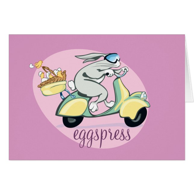 Scooter Bunny Eggspress (Front Horizontal)