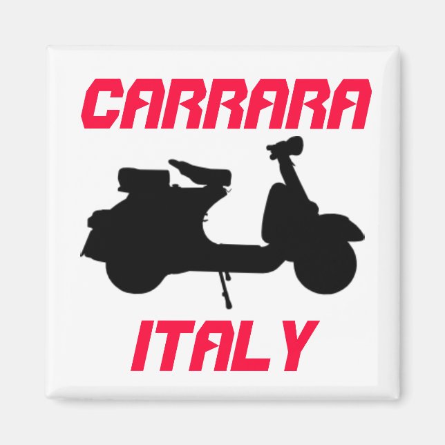 Scooter, Carrara, Italy Magnet (Front)