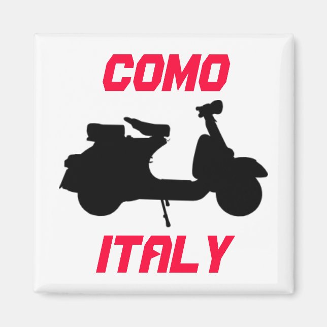 Scooter, Como, Italy Magnet (Front)