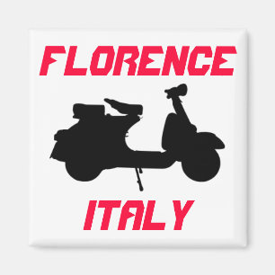 Scooter, Florence, Italy Magnet