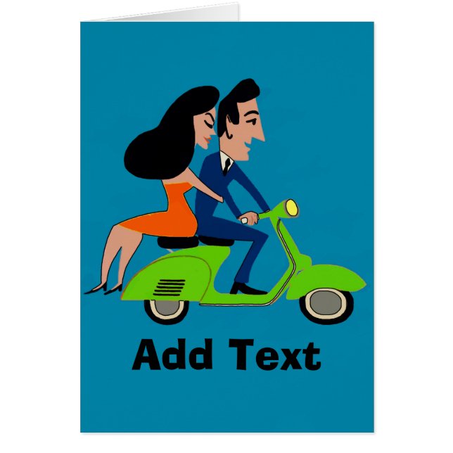 Scooter Girl, add text (Front)