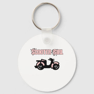 Scooter Girl Keychain