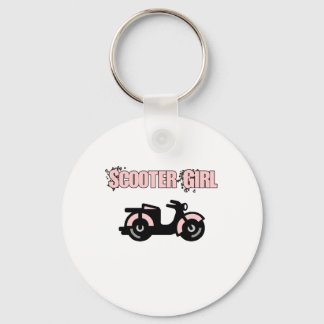 Scooter Girl Keychain