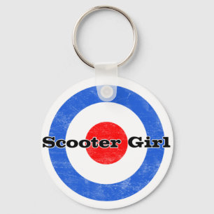 Scooter Girl  keychain