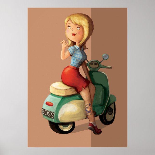 Scooter Girl Poster (Front)