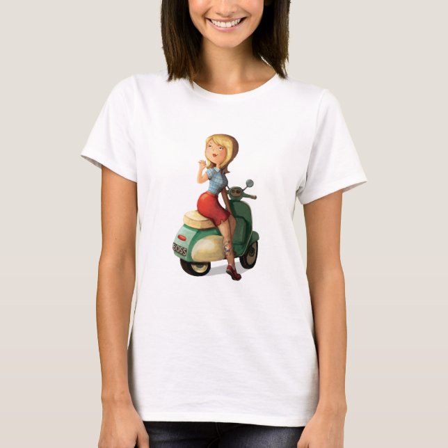 Scooter Girl T-Shirt (Front)