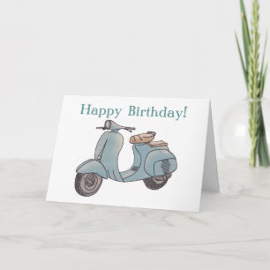 Scooter Greeting Card