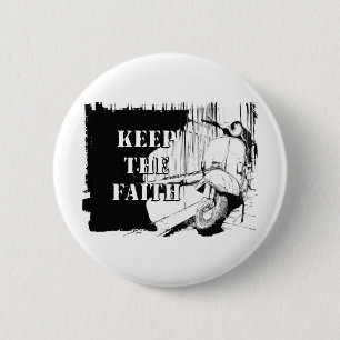 Scooter Keep the Faith 2 Inch Round Button