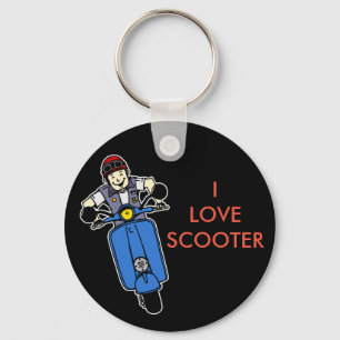 Scooter Keychain
