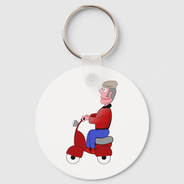 Scooter Keychain (Front)