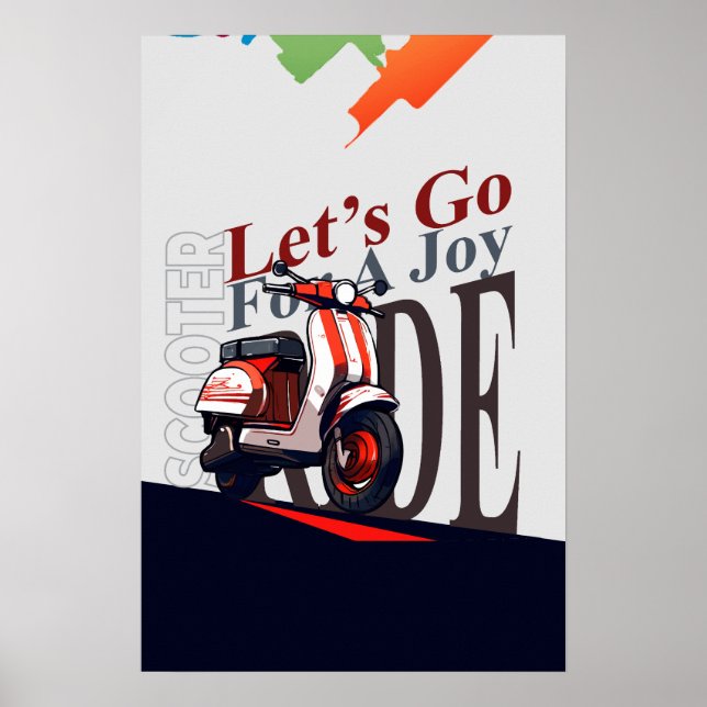 Scooter Lets Go Poster (Front)