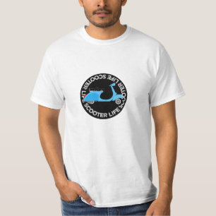 Scooter Life Classic Retro Vintage Motor Style T-Shirt