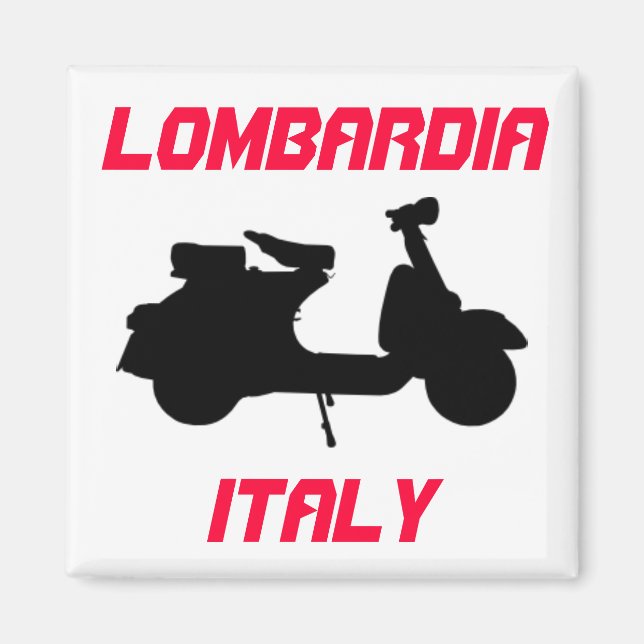 Scooter, Lombardia, Italy Magnet (Front)