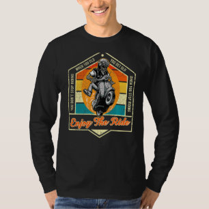 Scooter Moped Rider Vintage Love Retro Italy T-Shirt