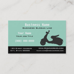Scooter / Moped / Vespa-Style Powersports Business Card