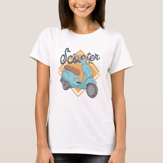 Scooter motorcycle T-Shirt (Front)