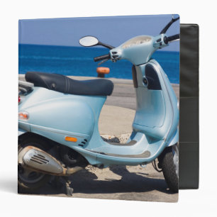 Scooter On The Beach Ephesus, Turkey Binder