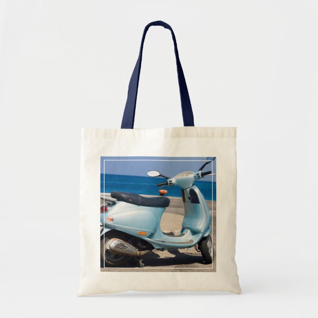 Scooter On The Beach | Ephesus, Turkey Tote Bag (Front)