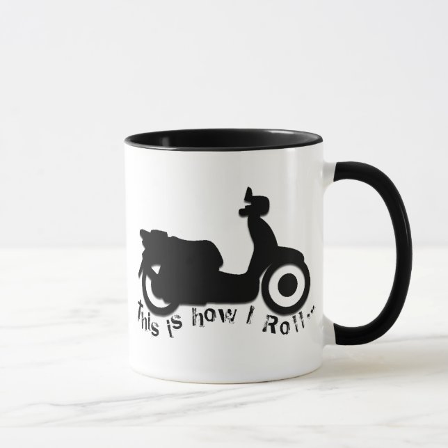 Scooter or E-Bike - This is how I Roll! Mug (Right)