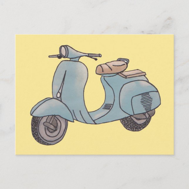 Scooter postcard (Front)
