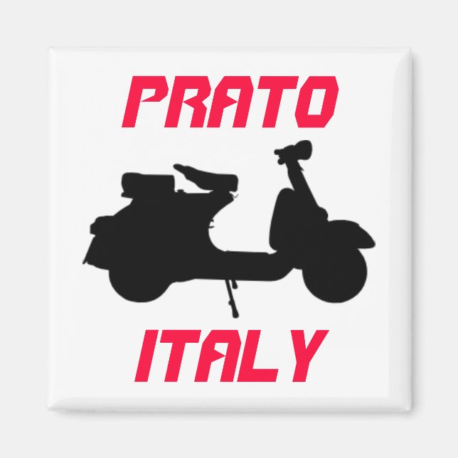 Scooter, Prato, Italy Magnet (Front)
