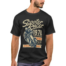 Scooter Racer Vintage Retro Style