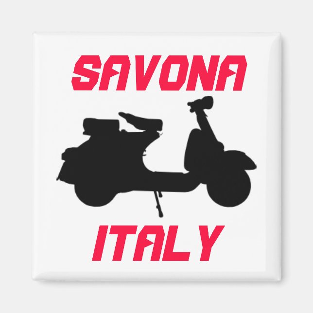 Scooter, Savona, Italy Magnet (Front)