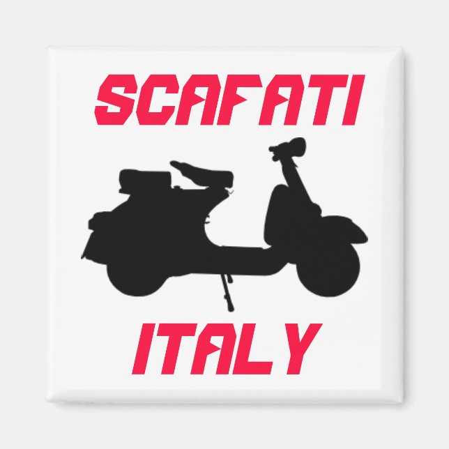 Scooter, Scafati, Italy Magnet (Front)