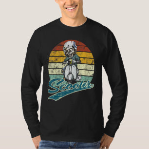 Scooter Skeleton Drives Scooter Men Women T-Shirt