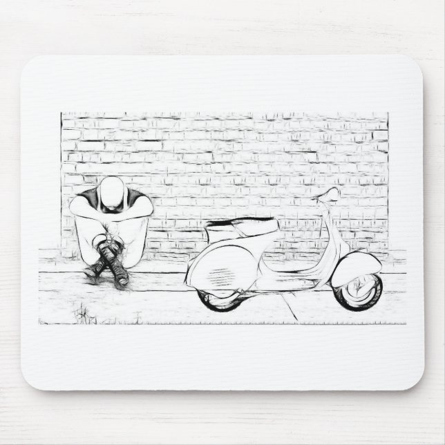 Scooter Skin Mouse Pad (Front)