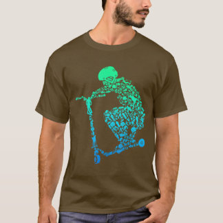 Scooter Stunt Gift for Boys Kids Youth T-Shirt