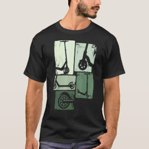 Scooter Stunt Retro Style Vintage Scooter Boys Kid T-Shirt