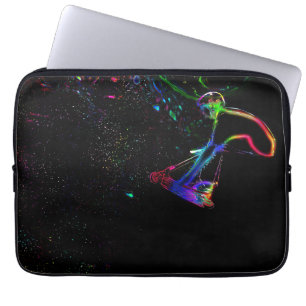Scootering in Space - Scooter Boy Laptop Sleeve