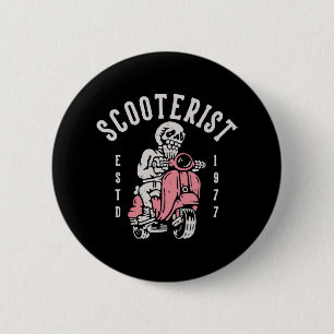 scooterist your tagline here 2 inch round button