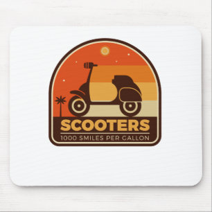 Scooters 1000 Smiles Per Gallon Mouse Pad